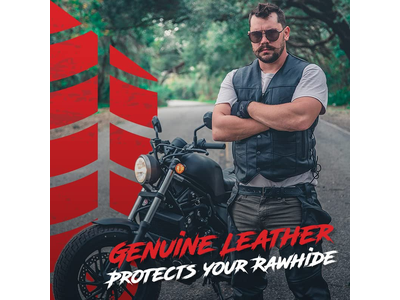 Motorcycle Leather Chaps for Men and Women