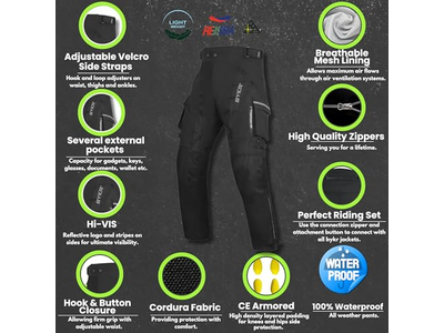 Motorcycle Pants for Men and Women Armored