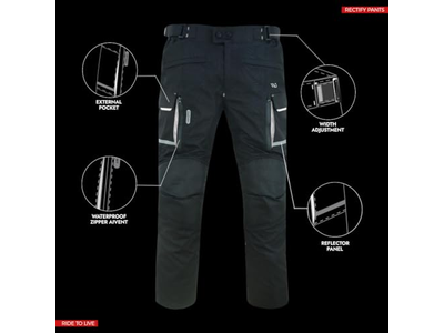 Motorcycle Pants Mens - All Season Waterproof Motorcycle Riding Pants with CE Armo