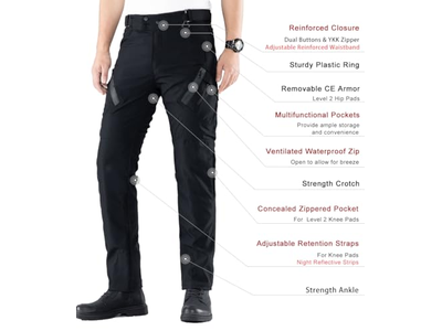Motorcycle Pants Water Resistant Breathable Motocross