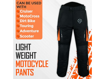 Motorcycle Pants Water Resistant Cordura Textile Fabric for Enduro Motocross Motorbike Riding Armor Pants