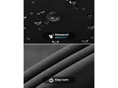 Outdoor Ventures Men's Fleece Lined Snow Pants