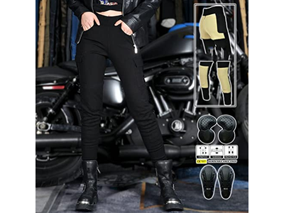Reinforced with Aramid Women Motorcycle Riding Pants