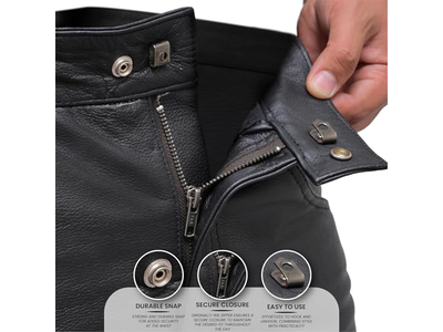 Touch&Torn Leather Pants Motorcycle Pants